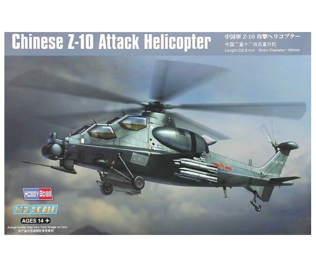 Hobby Boss - 87253 - CHINESE Z-10 ATTACK HELICOPTER  - Hobby Sector