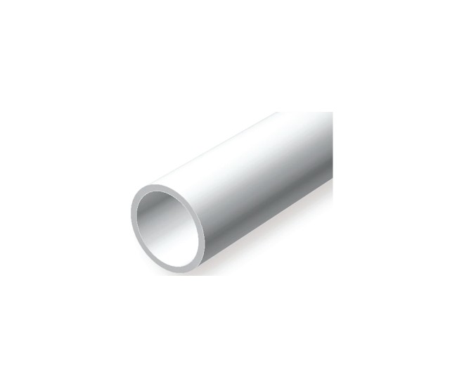 Evergreen Scale Models - 223 - OPAQUE WHITE POLYSTYRENE TUBING 223 - 3/32" TUBE .093 DIA. (2.4MM)  - Hobby Sector