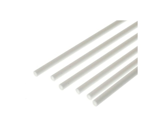 Evergreen Scale Models - 223 - OPAQUE WHITE POLYSTYRENE TUBING 223 - 3/32" TUBE .093 DIA. (2.4MM)  - Hobby Sector