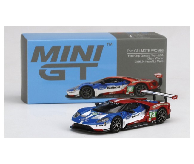 Mini GT - MGT00278-L - FORD GT LMGTE PRO CLASS WINNER 24H LE MANS 2016  - Hobby Sector