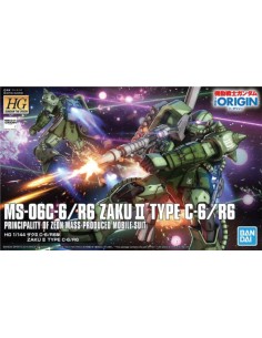Bandai - 5057576 - HG MS-06C-6/R6 ZAKU II TYPE C-6/R6  - Hobby Sector