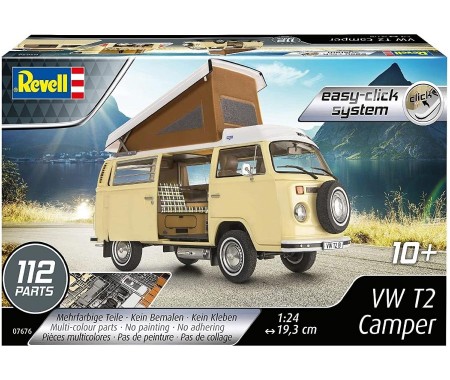 Revell - 07676 - VW T2 CAMPER  - Hobby Sector