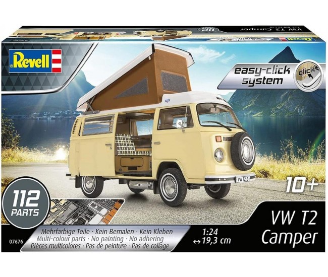 Revell - 07676 - VW T2 CAMPER  - Hobby Sector