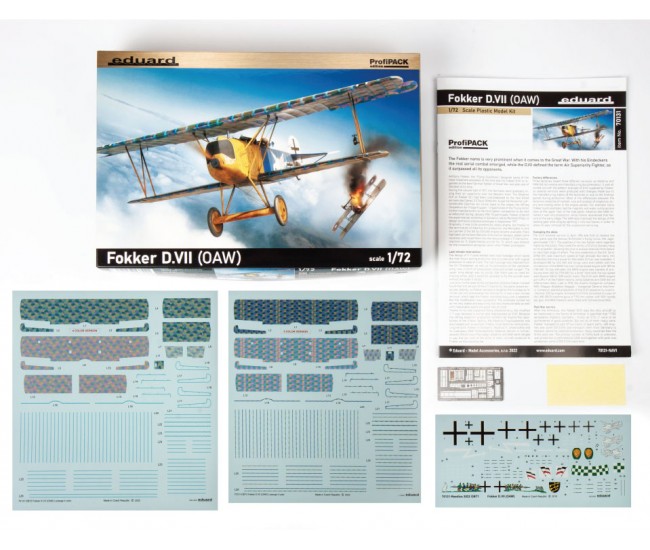 Eduard - 70131 - FOKKER D.VII (OAW) - PROFIPACK EDITION  - Hobby Sector