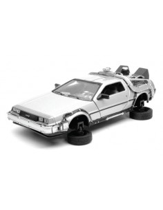 Welly - 22441FV-GW - BACK TO THE FUTURE II TIME MACHINE (FLYING WHEEL VERSION)  - Hobby Sector