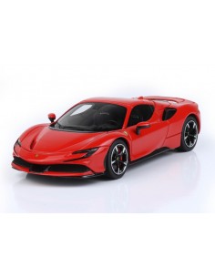 BBR - BBRC249C1 - FERRARI SF90 SPIDER CLOSED ROOF ROSSO CORSA 322  - Hobby Sector