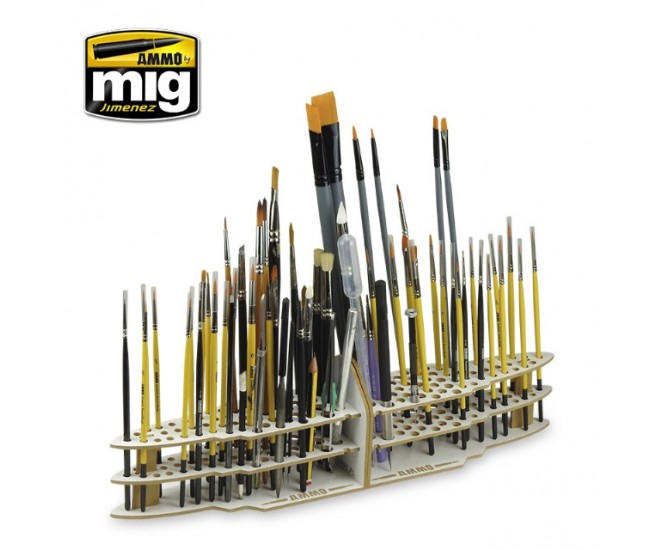 MIG - A.MIG-8022 - BRUSHES & TOOLS ORGANIZER  - Hobby Sector