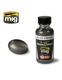 MIG - A.MIG-8213 - STEEL ALC112 - ALCLAD II METAL 30ML LACQUER PAINT  - Hobby Sector