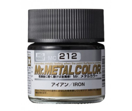 MrHobby (Gunze) - MC-212 - Mr. Metal Color Iron 10ml  - Hobby Sector