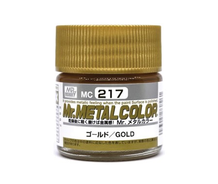 MrHobby (Gunze) - MC-217 - Mr.Metal Color Gold 10ml  - Hobby Sector