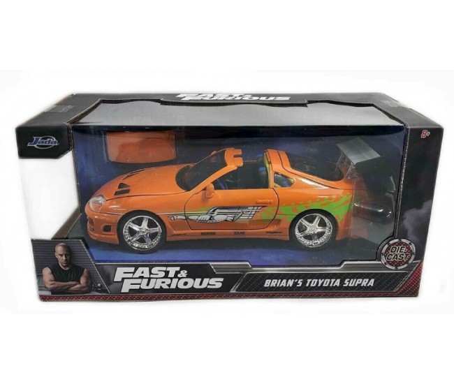 Jada Toys - 97168 - TOYOTA SUPRA - FAST AND FURIOUS BRIAN'S CAR  - Hobby Sector