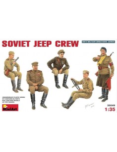 MiniArt - 35049 - SOVIET JEEP CREW  - Hobby Sector
