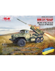 ICM - 72707 - BM-21 GRAD MLRS OF THE FORCES OF UKRAINE  - Hobby Sector
