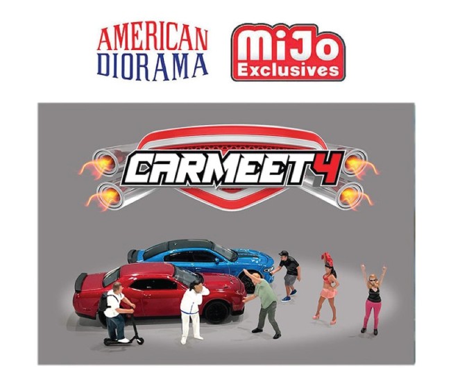 American Diorama - AD-76507MJ - CAR MEET 4  - Hobby Sector