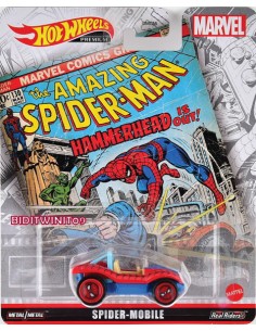 Hotwheels - hwmvDMC55-957H-1 - SPIDER-MOBILE - THE AMAZING SIPDER-MAN  - Hobby Sector