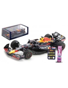Spark - S8551 - RED BULL RB18 MAX VERSTAPPEN WINNER JAPANESE GP WORLD CHAMPION 2022 - WITH PIT BOARD  - Hobby Sector