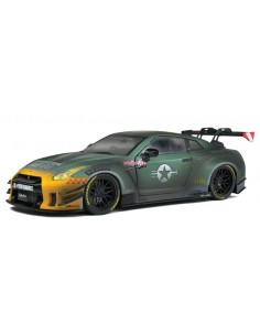 Solido - S1805807 - NISSAN GT-R (R35) ARMY FIGHTER LIBERTY WALK BODY KIT  - Hobby Sector