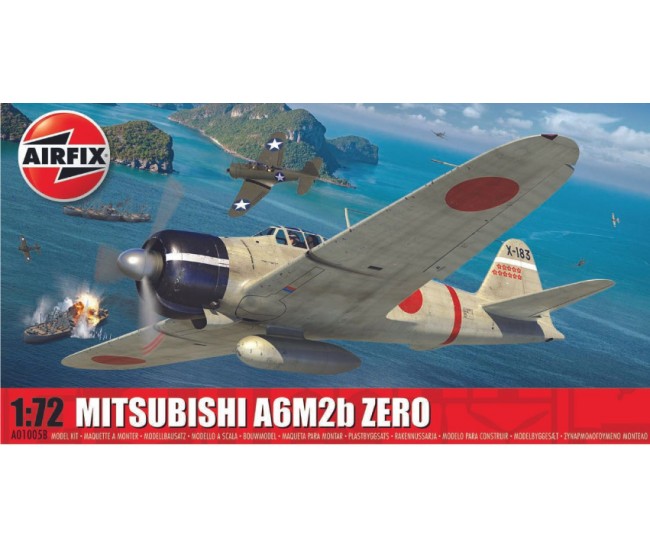 Airfix - A01005B - MITSUBISHI A6M2B ZERO  - Hobby Sector