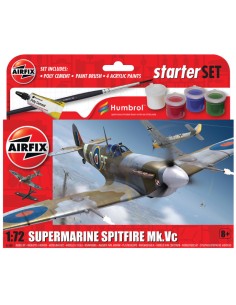 Airfix - A55001 - SUPERMARINE SPITFIRE MK.VC - STARTER SET  - Hobby Sector