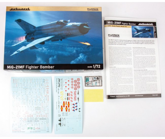 Eduard - 70142 - Mig-21MF Fighter Bomber - ProfiPack Edition  - Hobby Sector
