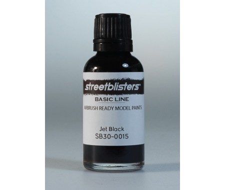 Streetblisters - SB30-0015 - JET BLACK - BASIC LINE 30ML  - Hobby Sector