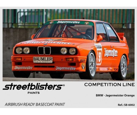 Streetblisters - SB30-6002 - BMW JAGERMEISTER ORANGE - COMPETITION LINE 30ML  - Hobby Sector