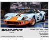 Streetblisters - SB30-6024 - GULF RACING TEAM PAINT SET (BLUE & ORANGE) FOR FORD / PORSCHE - COMPETITION LINE 2X30ML  - Hobby...