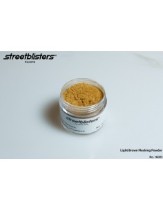 Streetblisters - 16005 - LIGHT BROWN FLOCKING POWDER  - Hobby Sector