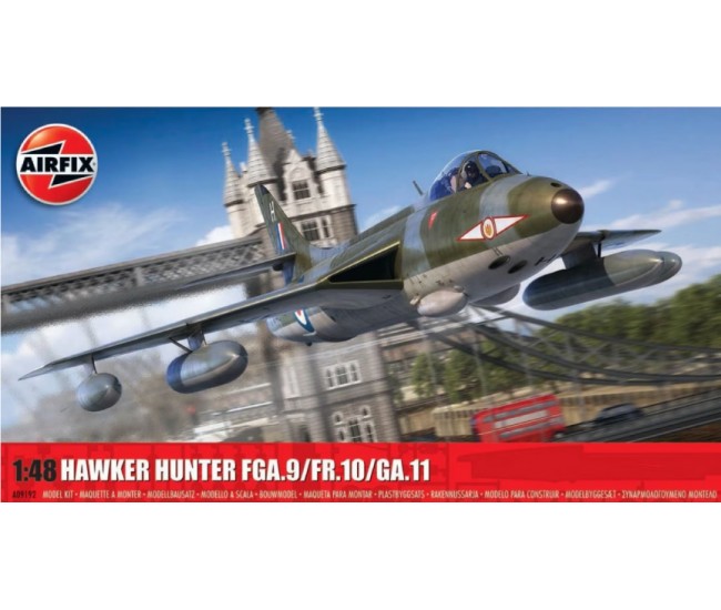 Airfix - A09192 - HAWKER HUNTER FGA.9/FR.10/GA.11  - Hobby Sector