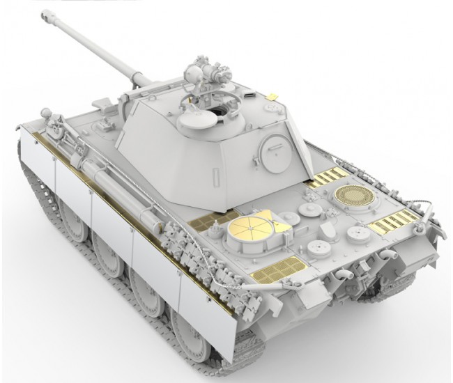 Meng - TS-054 - PANTHER AUSF.G LATE W/ FG1250 ACTIVE INFRARED NIGHT VISION SYSTEM  - Hobby Sector