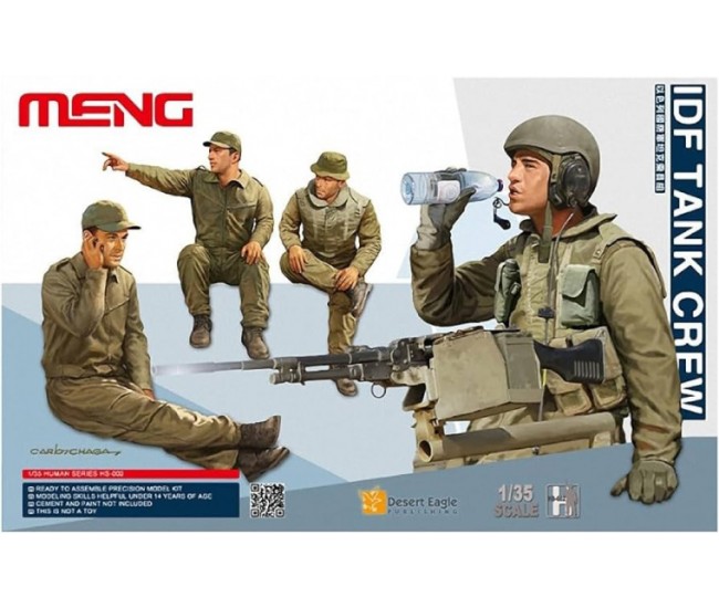 Meng - HS-002 - IDF TANK CREW (ISRAEL DEFENSE FORCES)  - Hobby Sector