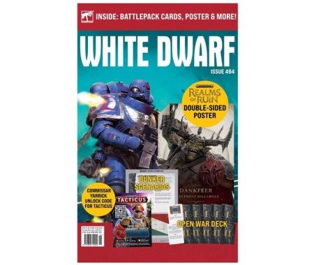 Games Workshop - WDI494 - WHITE DWARF ISSUE 494  - Hobby Sector