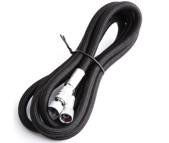 Fengda - BD-30-BLACK-30 - AIRBRUSH HOSE 1/8" - 1/8" 3M WITH QUICK COUPLING  - Hobby Sector