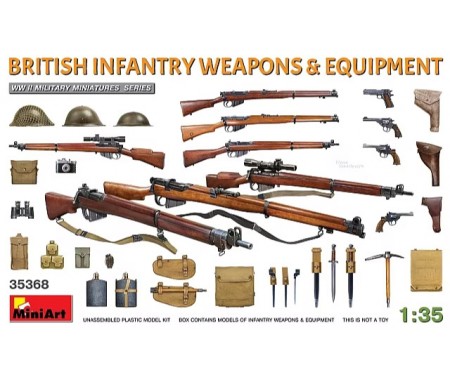 MiniArt - 35368 - BRITISH INFANTRY WEAPONS AND EQUIPMENT  - Hobby Sector
