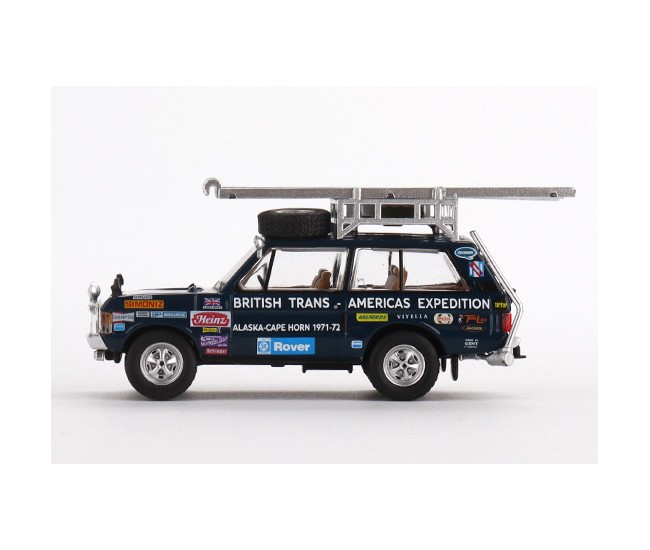 Mini GT - MGT00542 - RANGE ROVER BRITISH TRANS-AMERICAS EXPEDITION 1971  - Hobby Sector
