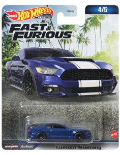 Hotwheels - hwmvHNW51 - FORD MUSTANG CUSTOM - FAST AND FURIOUS  - Hobby Sector
