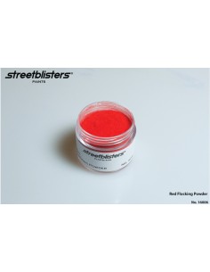 Streetblisters - 16006 - RED FLOCKING POWDER  - Hobby Sector