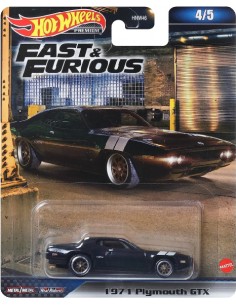 Hotwheels - hwmvHNW55 - PLYMOUTH GTX 1971 - FAST AND FURIOUS  - Hobby Sector