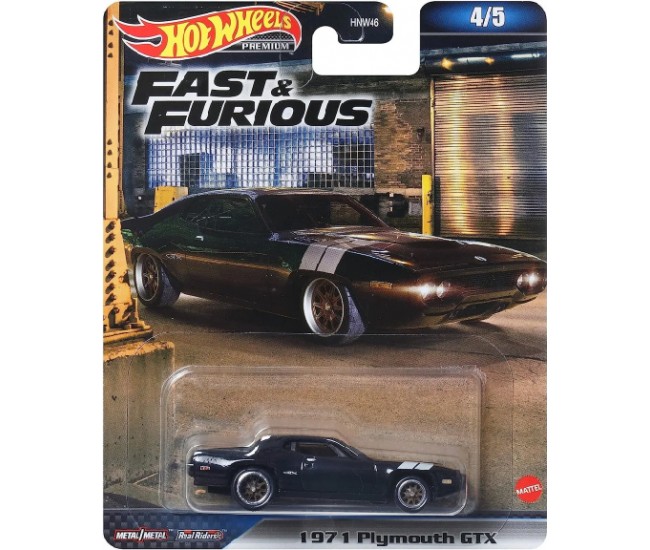 Hotwheels - hwmvHNW55 - PLYMOUTH GTX 1971 - FAST AND FURIOUS  - Hobby Sector