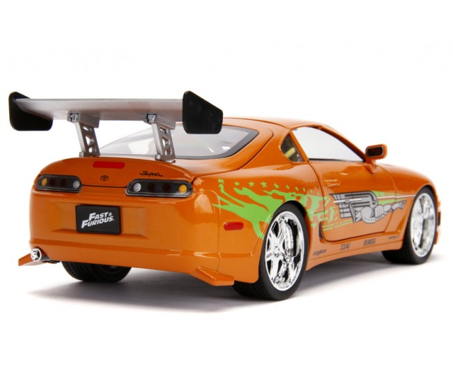 Jada Toys - 31139 - TOYOTA SUPRA WITH BRIAN FIGURE - FAST AND FURIOUS  - Hobby Sector