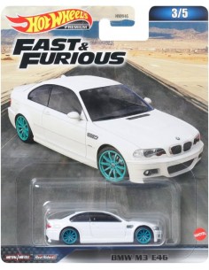 Hotwheels - hwmvHNW46-979C-3 - BMW M3 E46 - FAST AND FURIOUS 7 3/5  - Hobby Sector