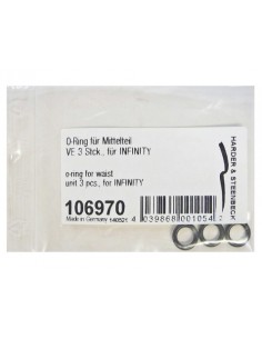 Harder & Steenbeck - 106970 - O-ring for waist, unit 3 pcs  - Hobby Sector