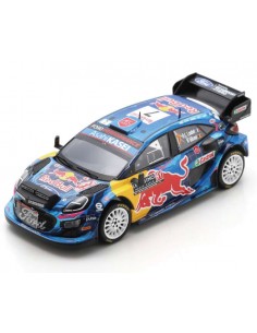 Spark - S6715 - FORD PUMA RALLY1 WRC P-L. LOUBET RALLY MONTE CARLO 2023 (WITH NIGHT LIGHTS)  - Hobby Sector