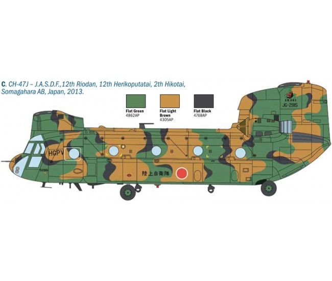 Italeri - 2820 - CHINOOK HC.2 / CH-47F  - Hobby Sector