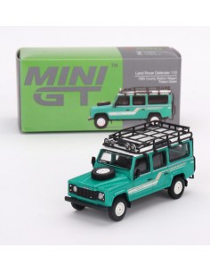 Mini GT - MGT00590-L - LAND ROVER DEFENDER 110 1985 COUNTY STATION WAGON  - Hobby Sector