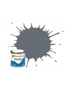 Humbrol - AA1359 - 123 Extra Dark Sea Grey Satin - 14ml Enamel Paint  - Hobby Sector