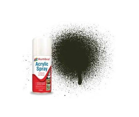 Humbrol - AD6053 - 53 Gunmetal Metallic - 150ml Acrylic Spray Paint  - Hobby Sector