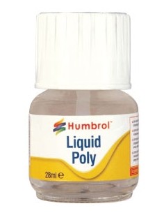 Humbrol - AE2500 - Humbrol Liquid Poly Glue - Bottle 28ml  - Hobby Sector