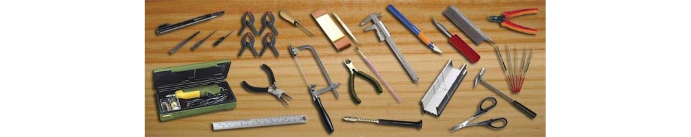 Tools, Accessories & woods for wooden model kits