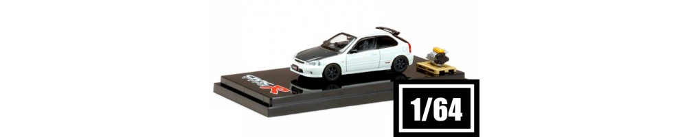 1/64 diecast and resin scale model car miniatures